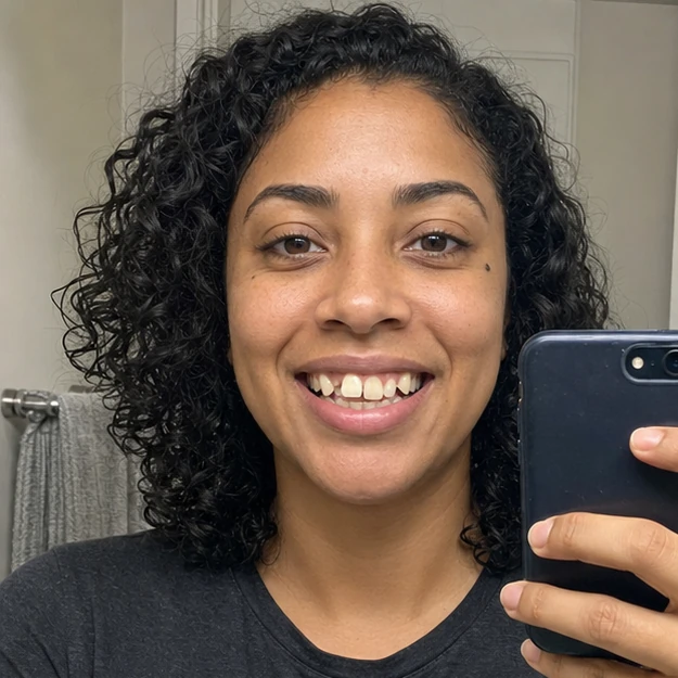Week 1 bathroom photo diary portrait